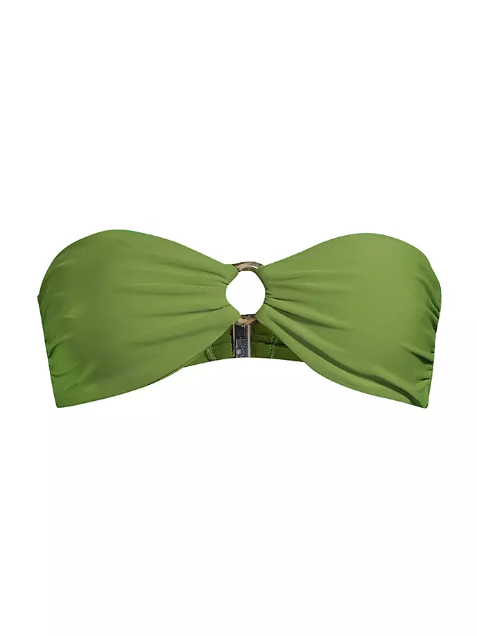 

Бикини-топ Carper Bandeau Veronica Beard, цвет forest army
