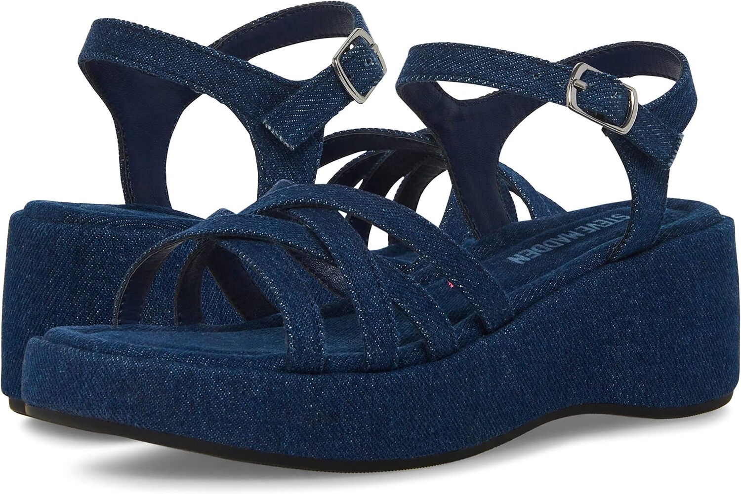 

Босоножки Crazy Steve Madden, цвет Denim