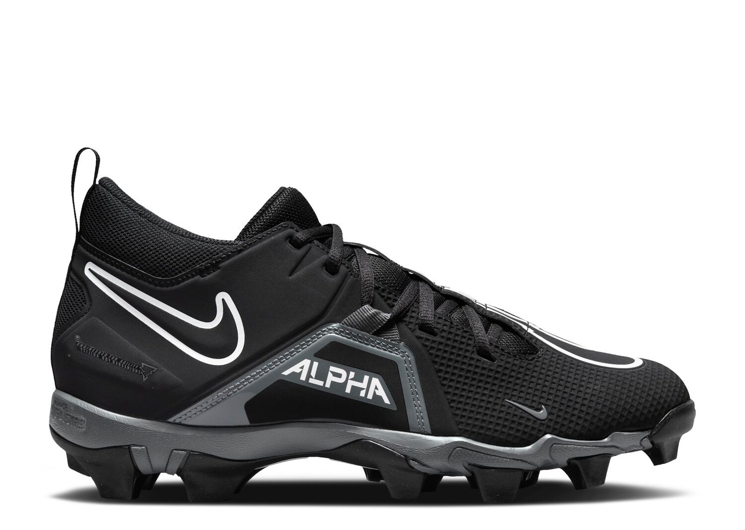 

Кроссовки Nike Alpha Menace 3 Shark Wide 'Black Iron Grey', черный