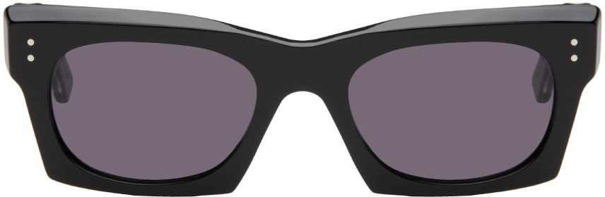 Черные солнцезащитные очки Edku Marni солнцезащитные очки marni коричневый