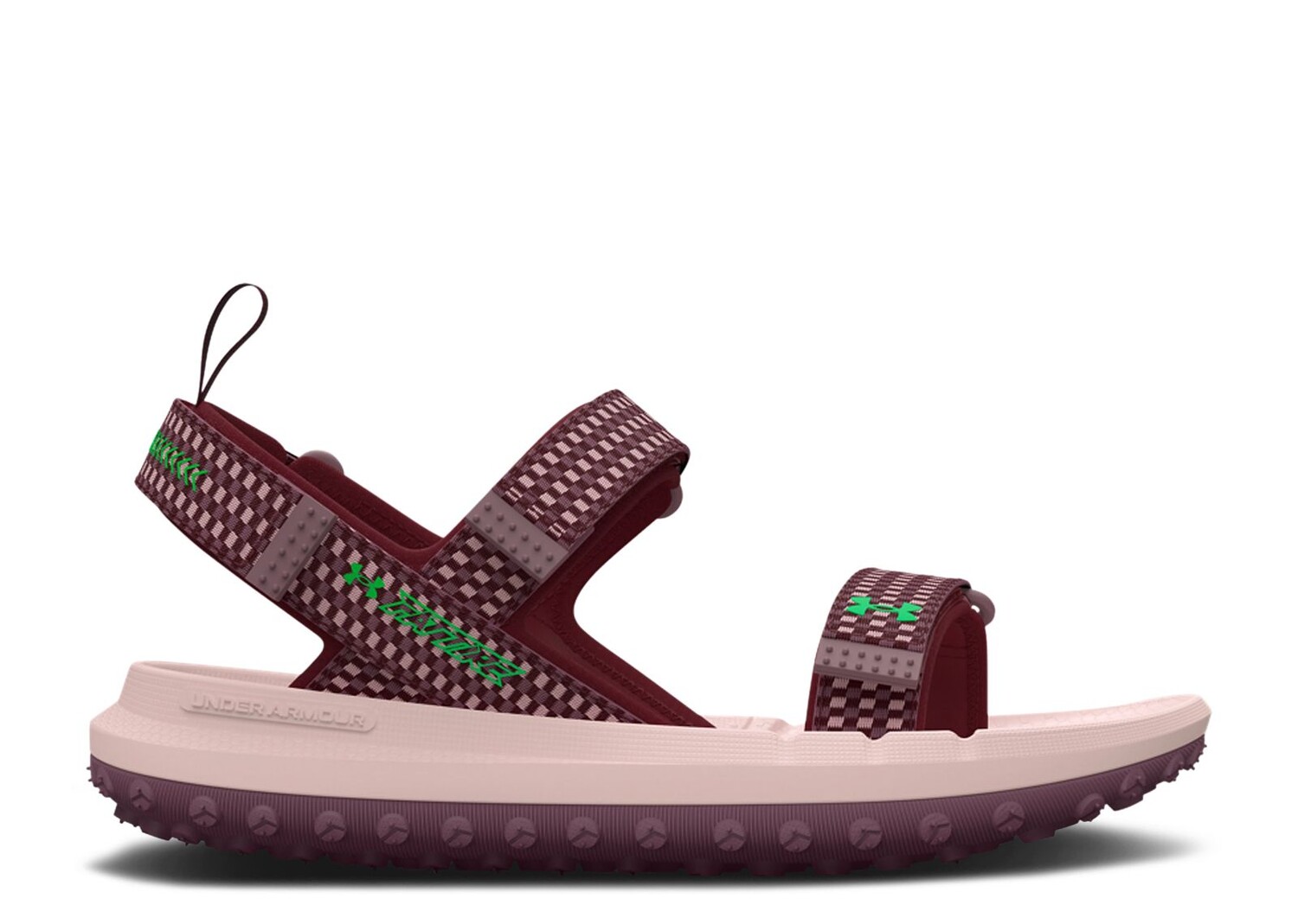 

Кроссовки Under Armour Fat Tire Sandal 'Deep Red Misty Purple', красный