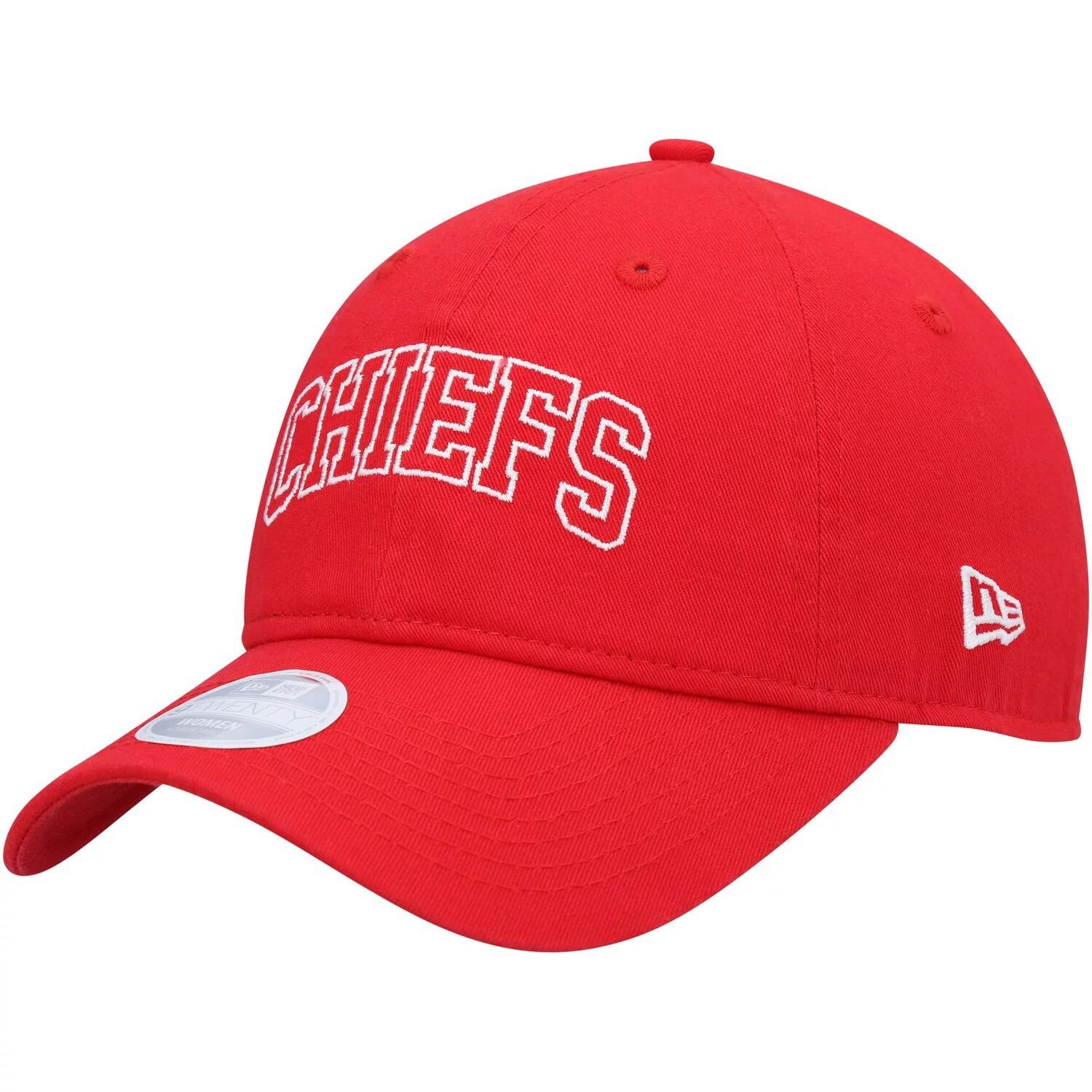 

Женская регулируемая кепка New Era Red Kansas City Chiefs Collegiate 9TWENTY New Era