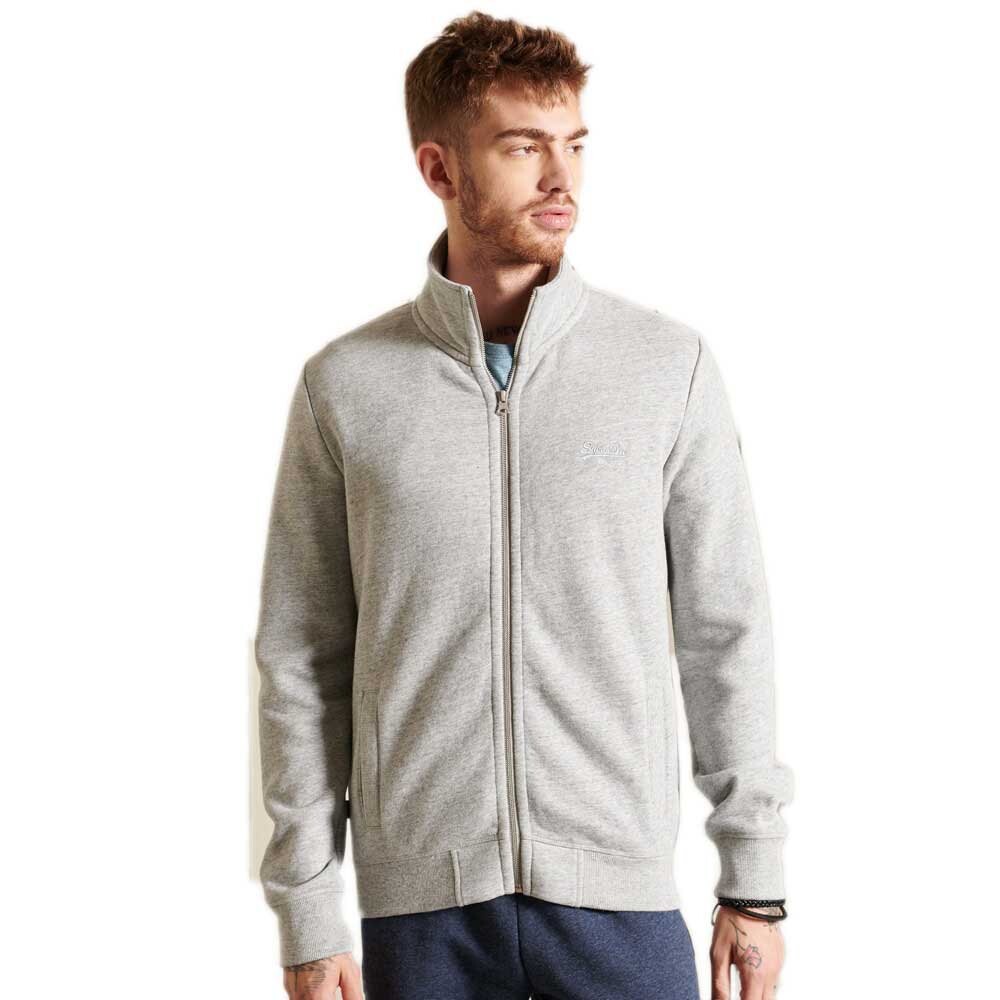 

Толстовка Superdry Vintage Logo Embroidered Full Zip, серый