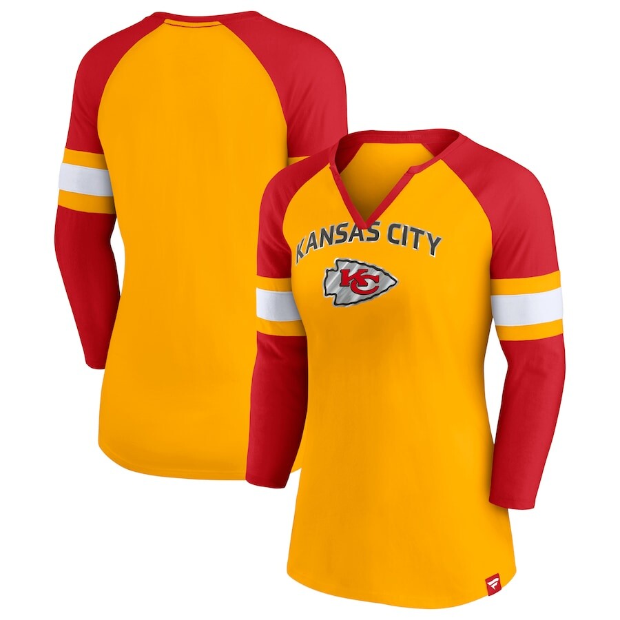 

Футболка с длинным рукавом Fanatics Branded Kansas City Chiefs, золотой