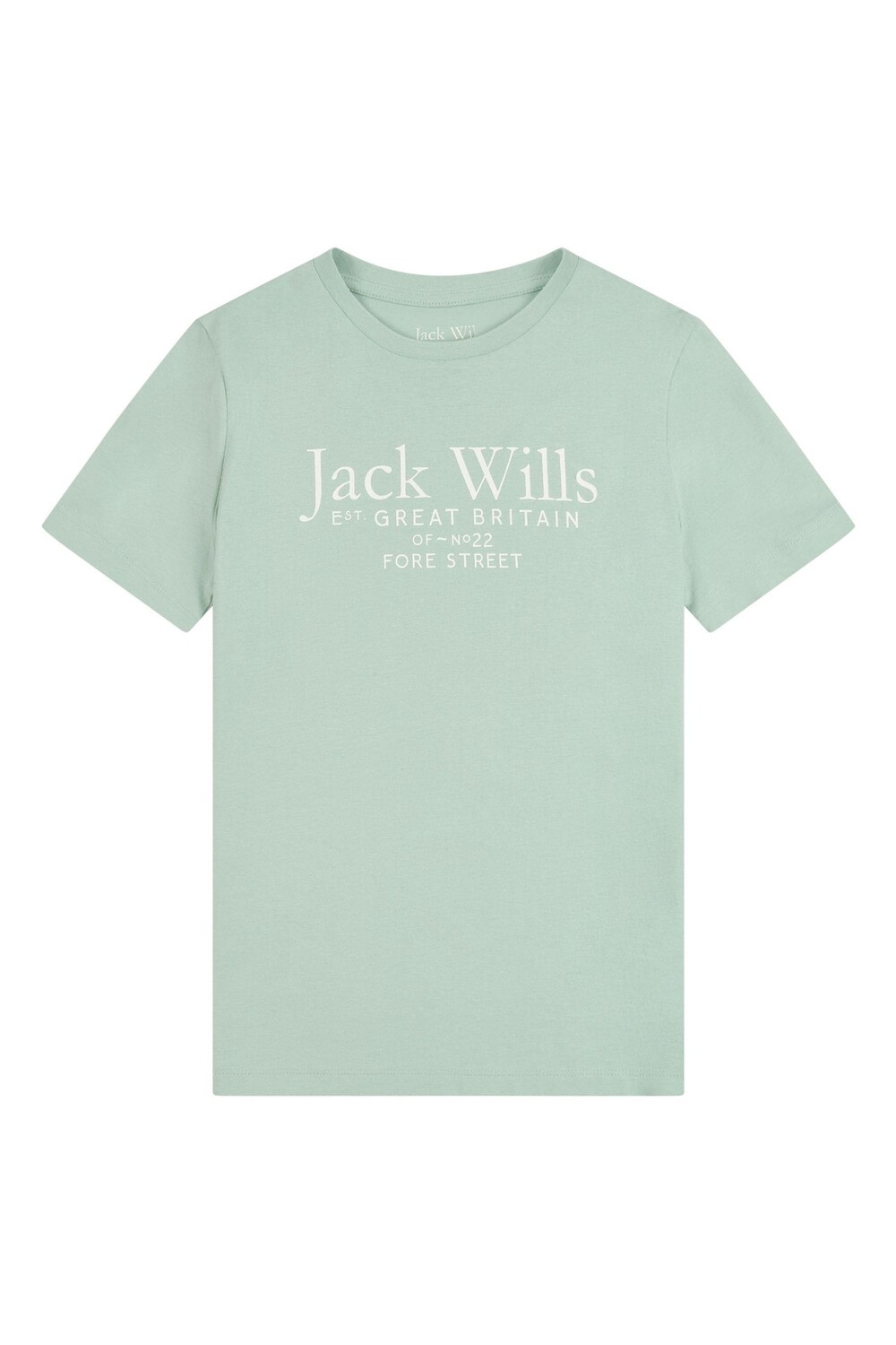

Зеленая футболка с надписью Jack Wills, зеленый