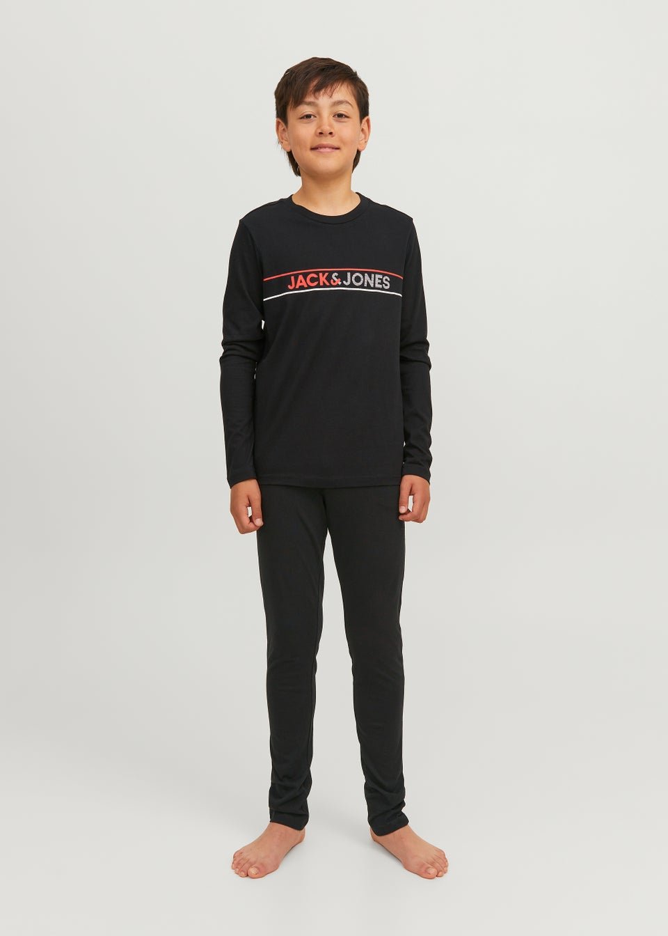 

Jack and Jones Детский комплект из черной футболки и трусов (6–16 лет)