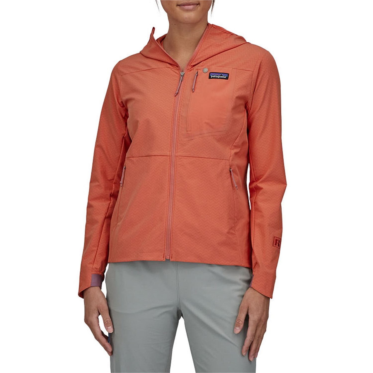 Худи Patagonia R1 CrossStrata, цвет Quartz Coral