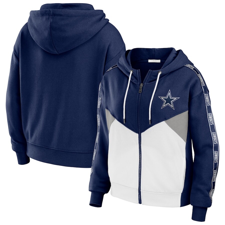 

Толстовка на молнии WEAR by Erin Andrews Dallas Cowboys, нави