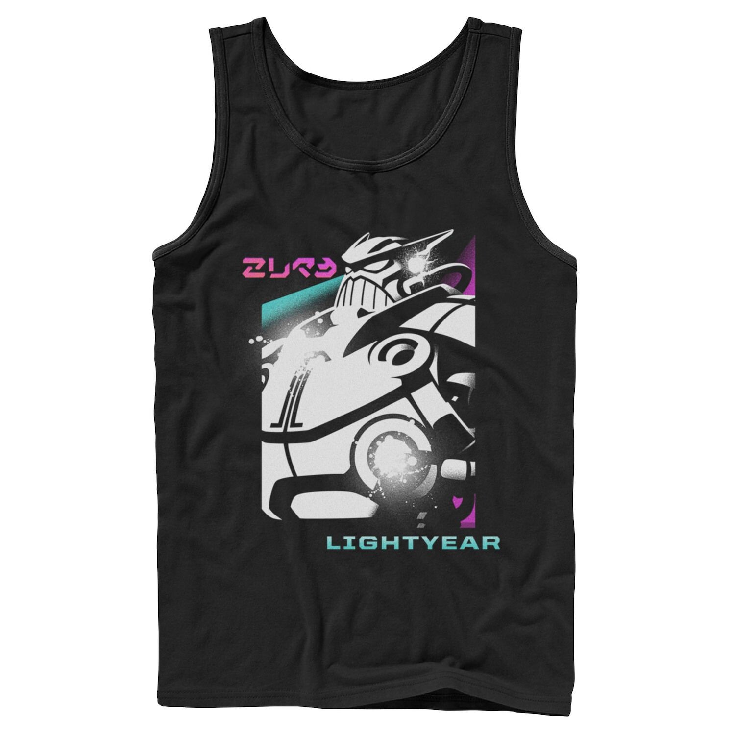 

Мужская контрастная майка Disney/Pixar Lightyear Emperor Zurg Graffiti Licensed Character