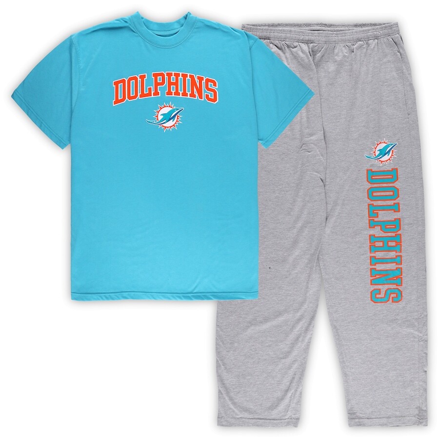 

Пижамный комплект Concepts Sport Miami Dolphins, серый