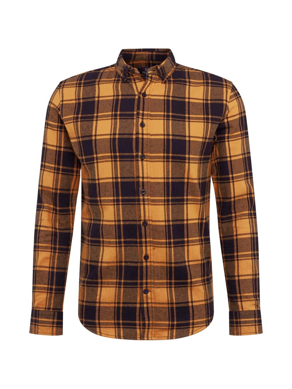 

Рубашка на пуговицах стандартного кроя Denim Project Check Shirt, желтый