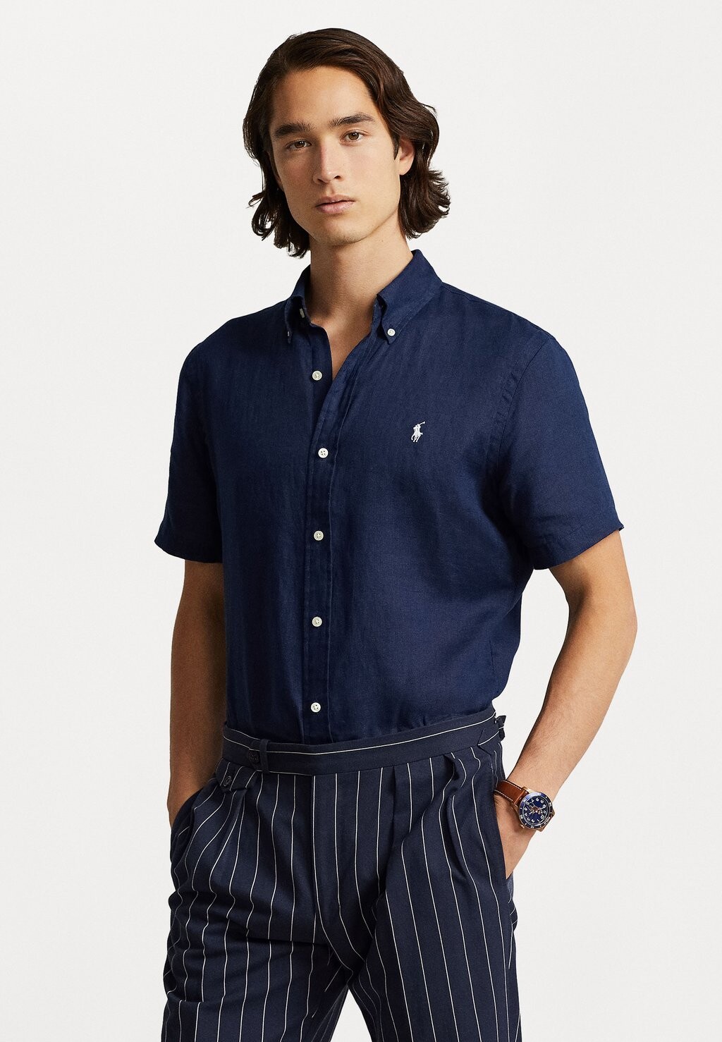 

Рубашка SHORT SLEEVE SPORT SHIRT Polo Ralph Lauren, цвет newport navy