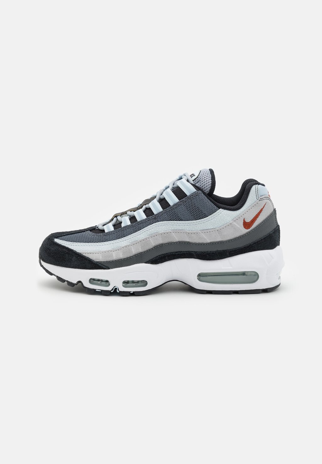 

Низкие кроссовки AIR MAX 95 ESSENTIAL Nike, волчий серый/грубо-оранжевый/черный