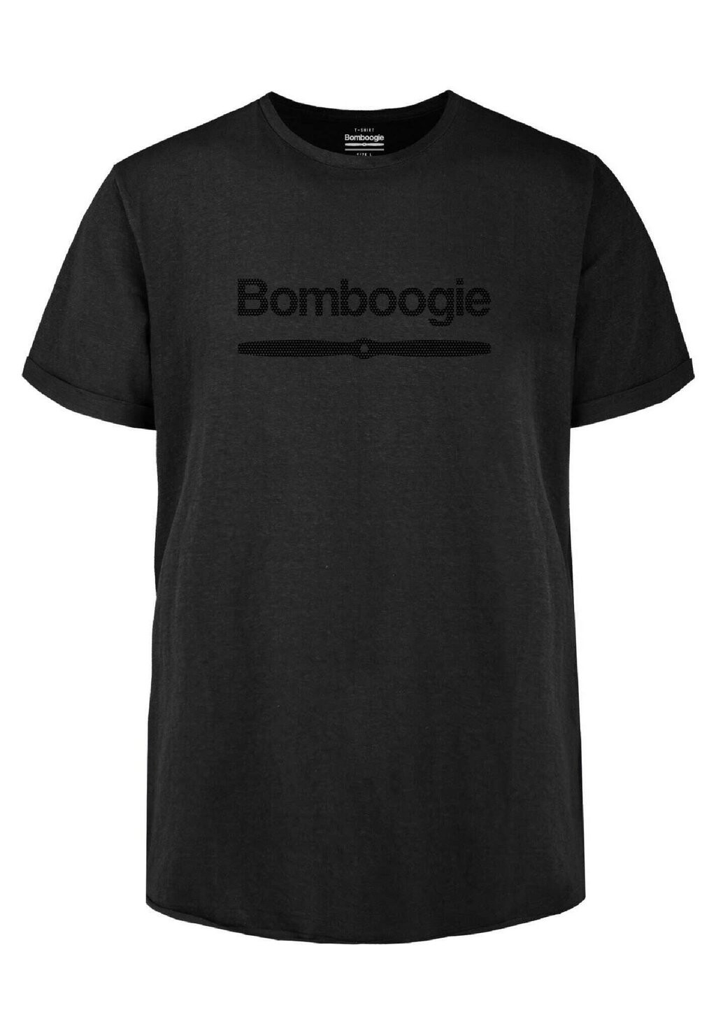 

Футболка с принтом Bomboogie, черный