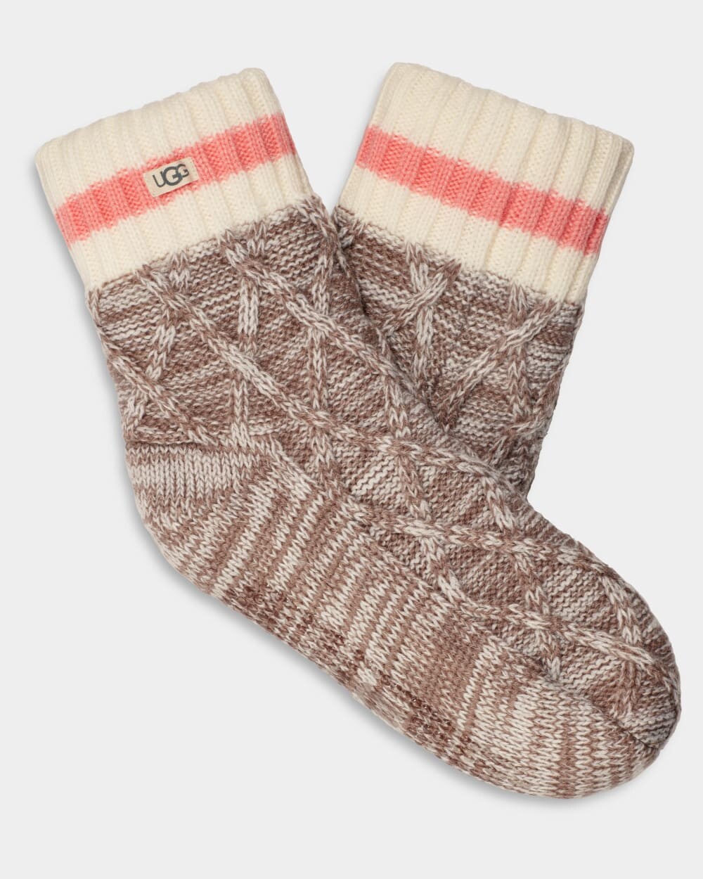 

Носки Deedee Fleece Lined Quarter UGG, коричневый