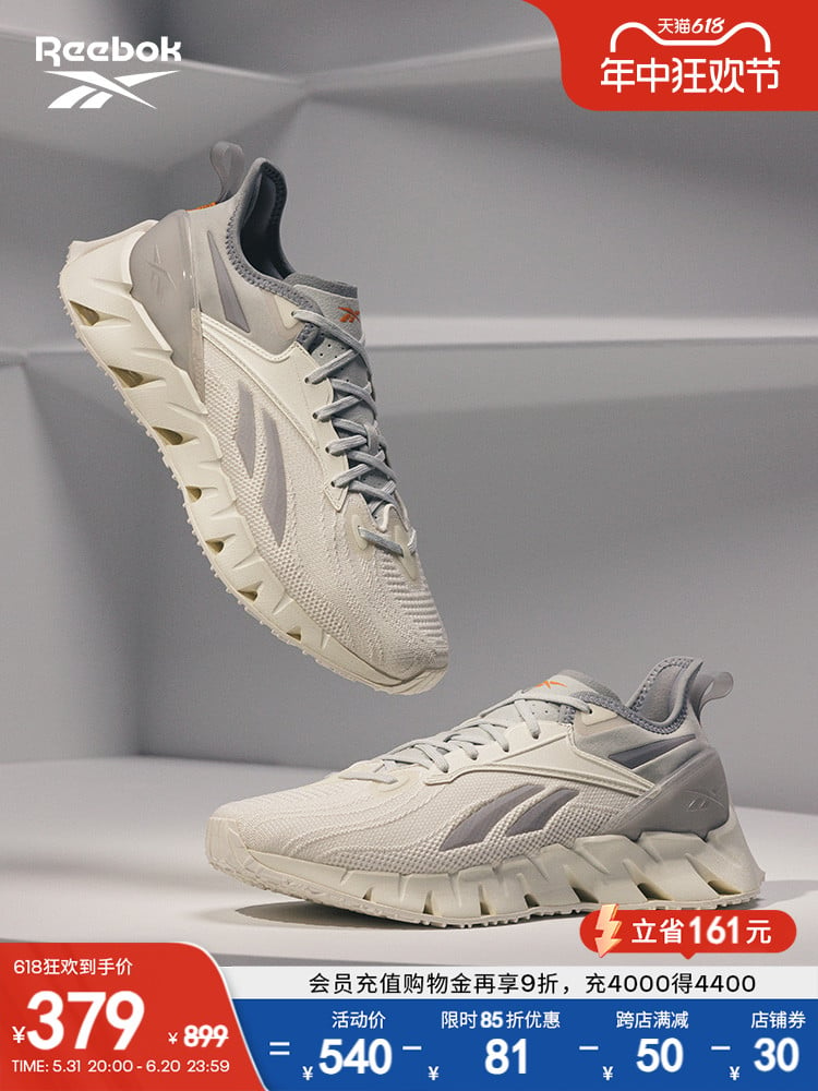 

Кроссовки Reebok Zig Kinetica, белый / серый