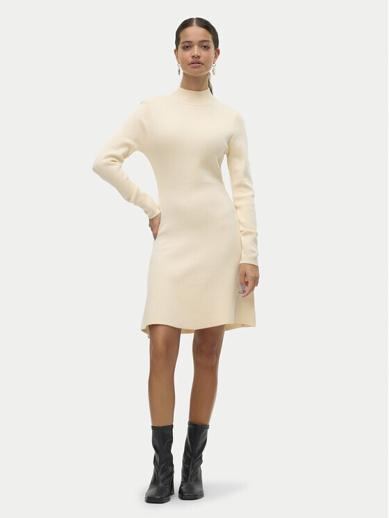 

Трикотажное платье обычного кроя Vero Moda, экрю
