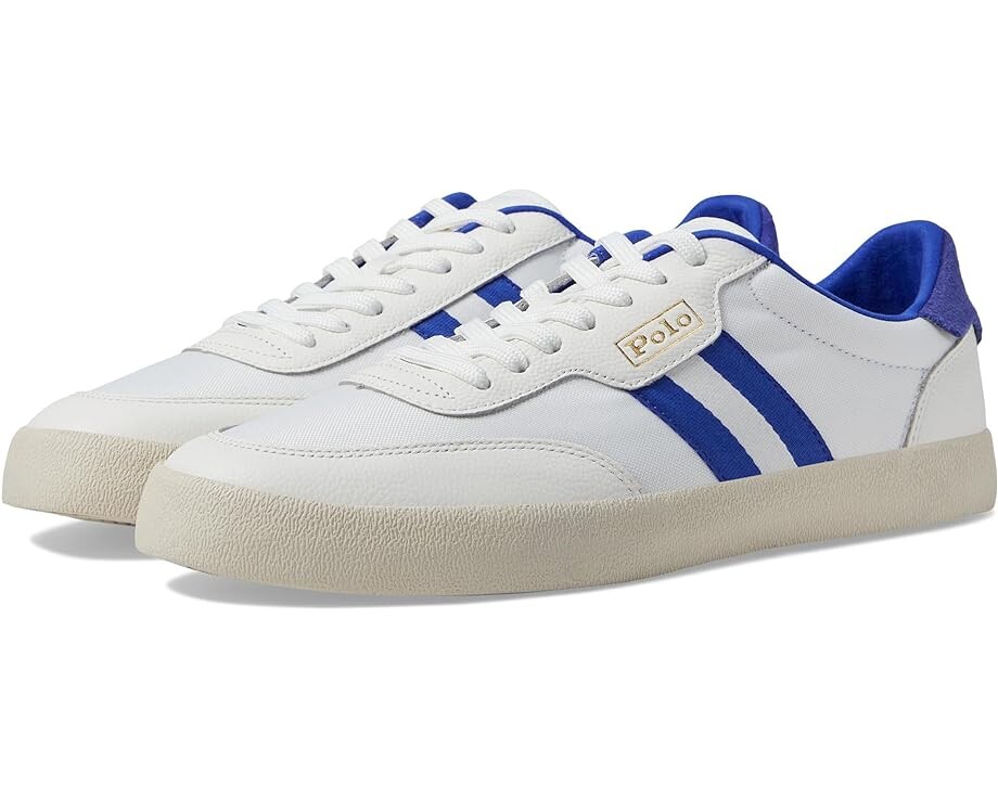 

Кроссовки Polo Ralph Lauren Court Low-Top Sneaker, цвет Off-White/Royal