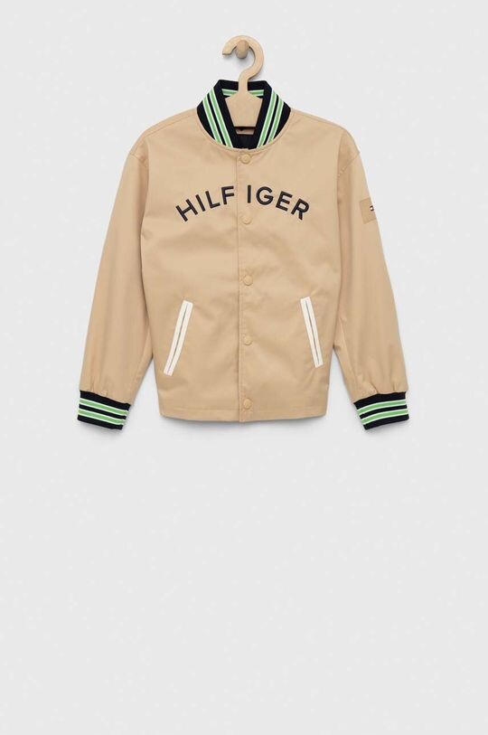 

Детский бомбер Tommy Hilfiger, бежевый