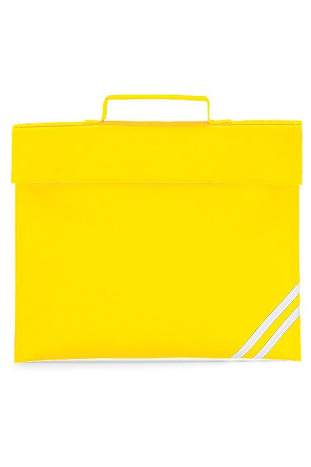 Классическая сумка для книг - 5 литров (2 шт. в упаковке) Quadra, желтый
