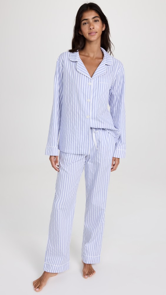 

Пижамный комплект BedHead PJs Classic Stripe, синий