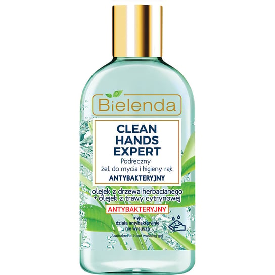 Антибактериальный гель для мытья рук и гигиенический гель для вашей сумочки Bielenda, Clean Hands Expert