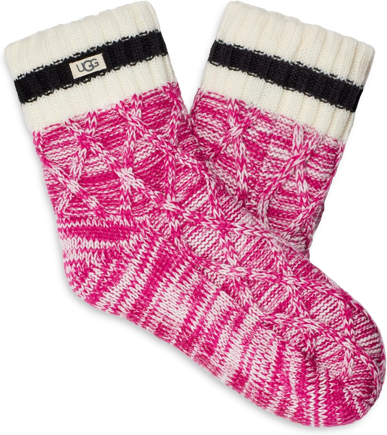 

Носки Deedee на флисовой подкладке UGG, цвет Solferino Pink/Tar
