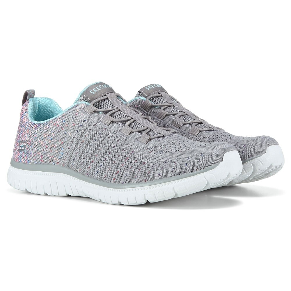 

Женские прогулочные туфли Virtue среднего/широкого размера Skechers, серый