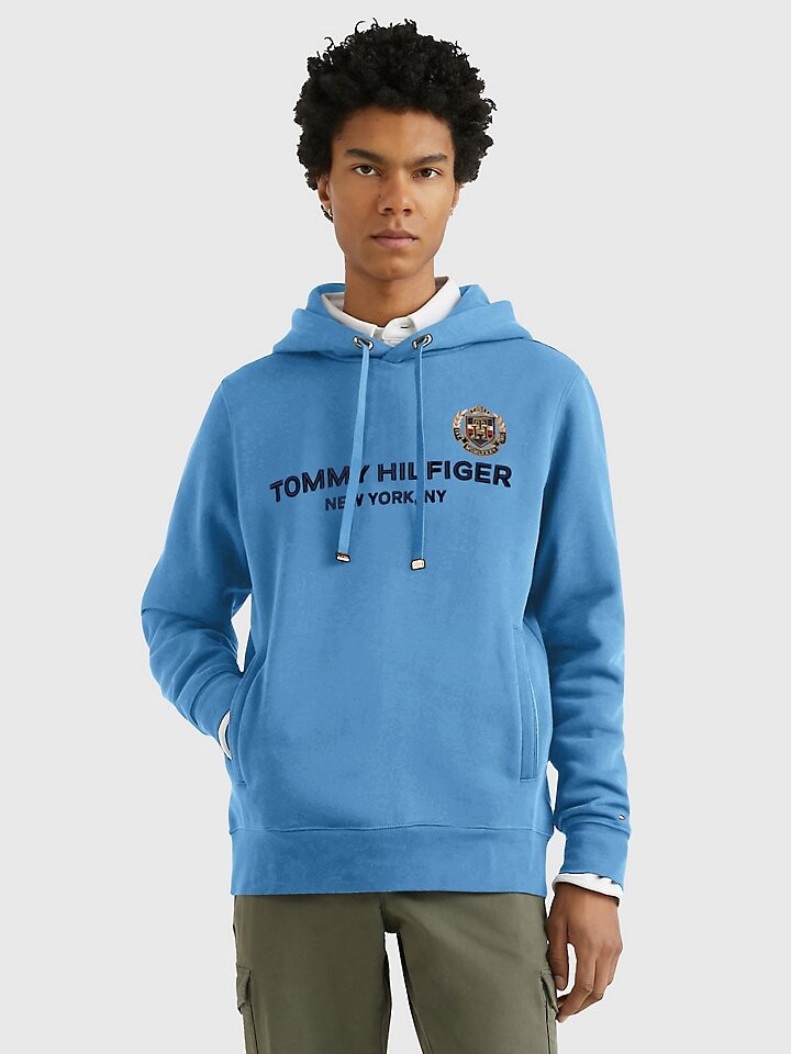 

Худи с логотипом Crest Tommy Hilfiger