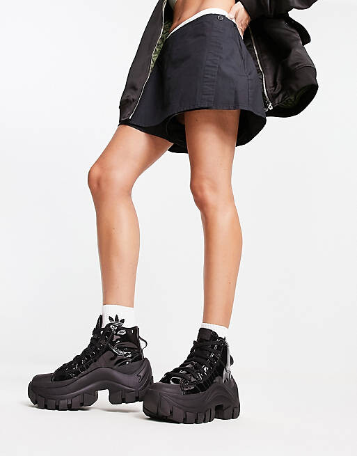 

Черные кроссовки adidas Originals Nizza Hi