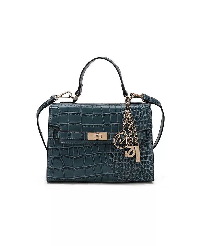 

Сумка Naomi из крокодиловой кожи от Mia K Mkf Collection, синий