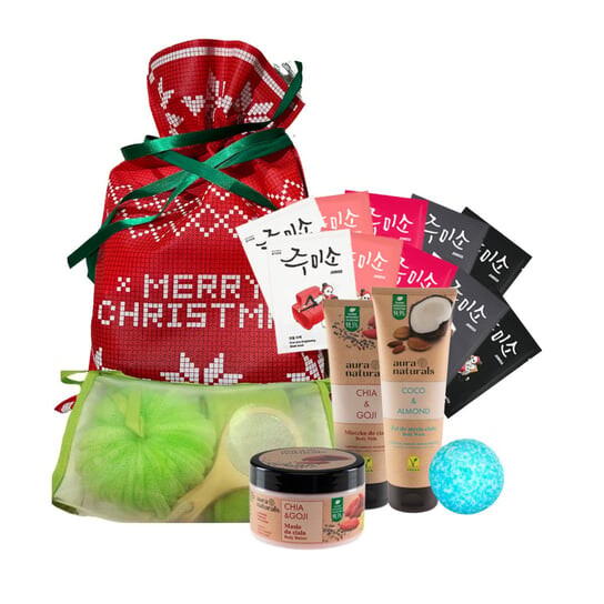 

Набор косметики, 9 шт. + инструменты и косметичка Merry Christmas, Inna marka
