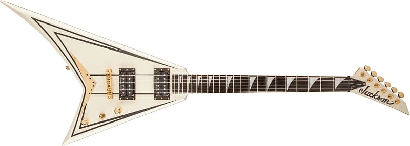 

Электрогитара Jackson Pro Series Rhoads RRT-3 HH Ivory/Black Pinstripes Electric Guitar