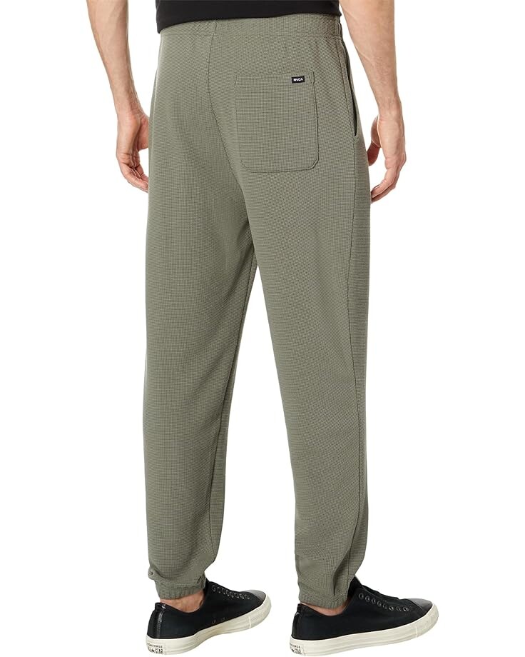 

Брюки RVCA C-Able Waffle Joggers, оливковый