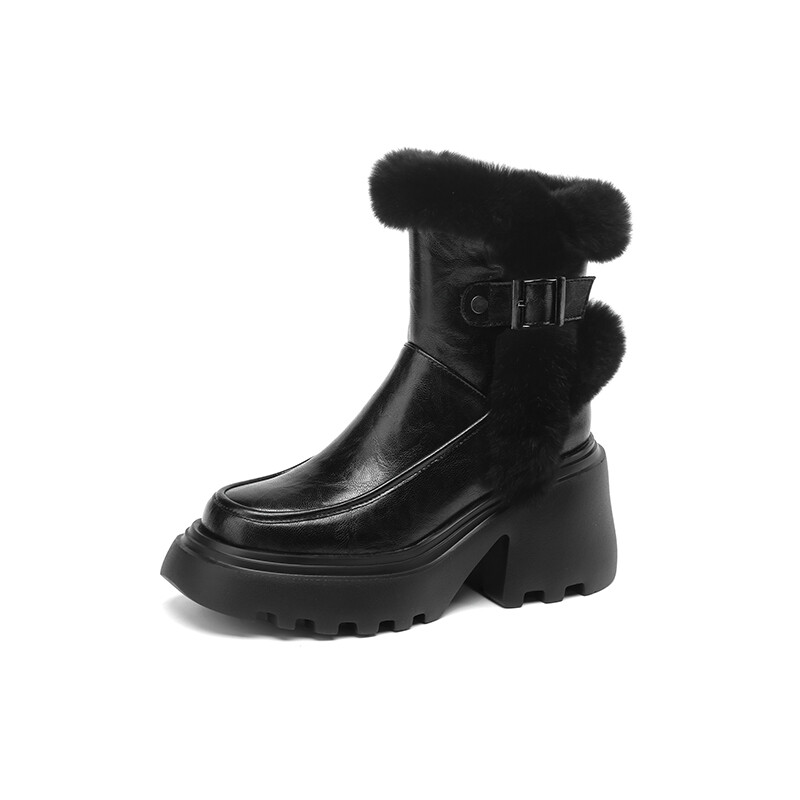 

Ботильоны женские Bai Shiting, цвет Black cowhide