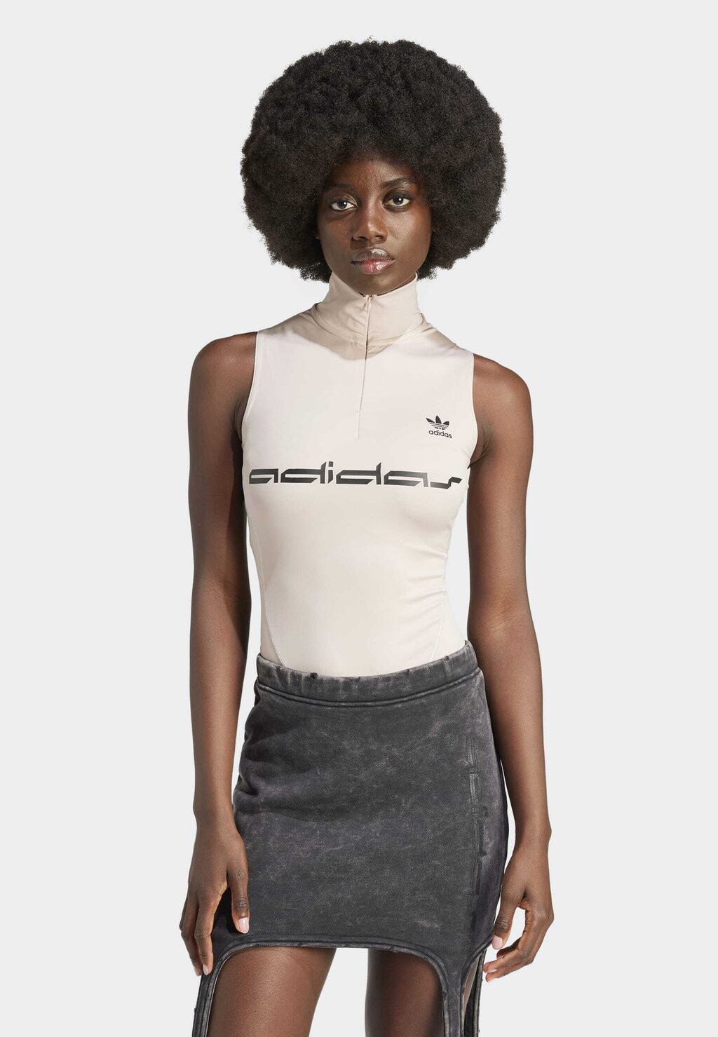 

Боди SLEEVELESS BODYSUIT adidas Originals, серо-коричневый
