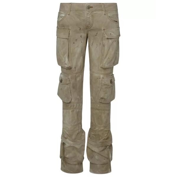 

Джинсы beige cotton jeans The Attico, коричневый