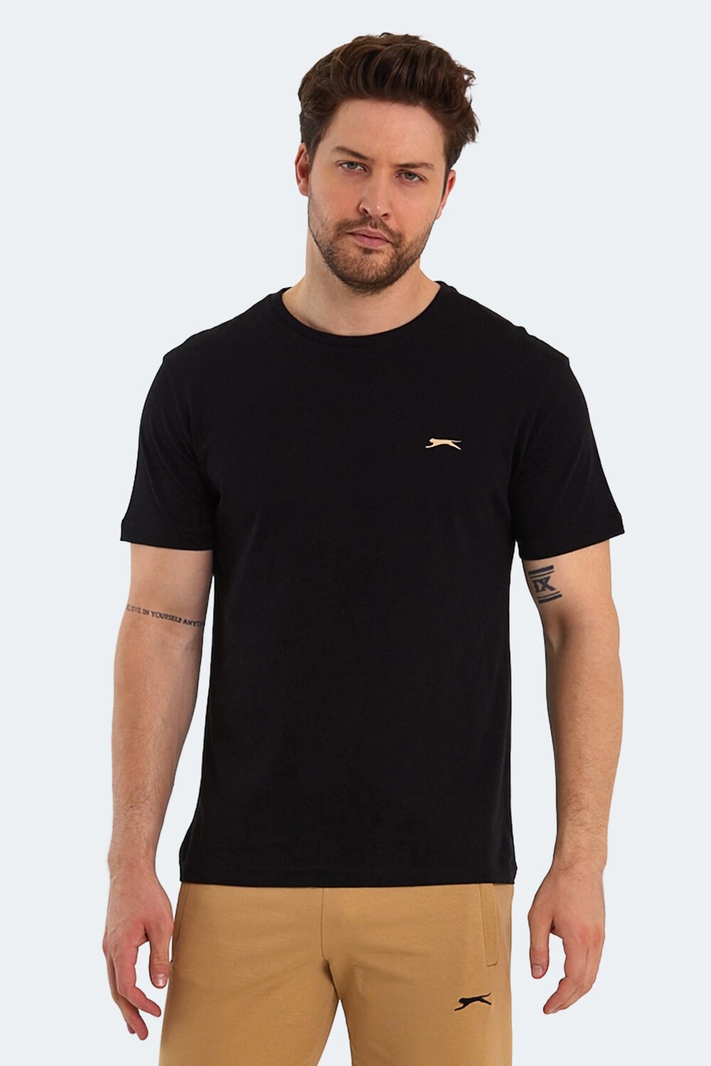 

Краска мужская футболка черная Slazenger, черный
