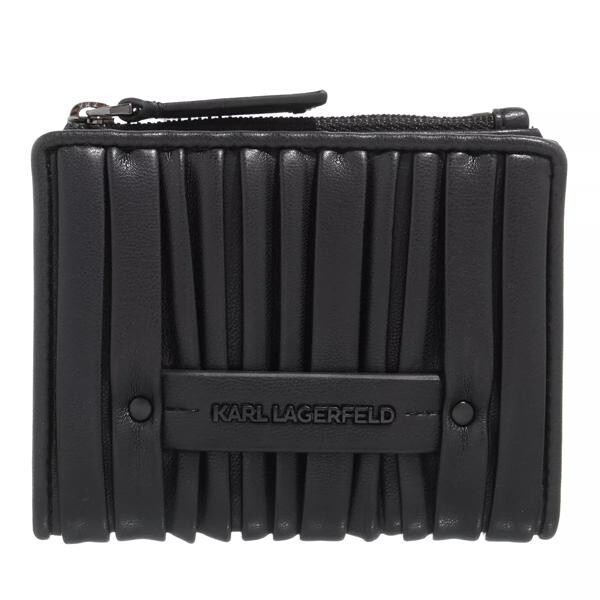 

Кошелек k/kushion sm bifold wallet Karl Lagerfeld, черный