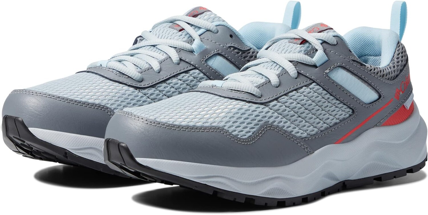 

Кроссовки Columbia PlateauWaterproof, цвет Cirrus Grey/Red Hibiscus