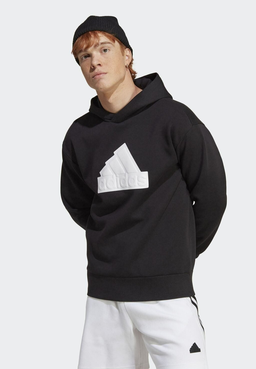 

Толстовка с капюшоном Adidas, черно-белый