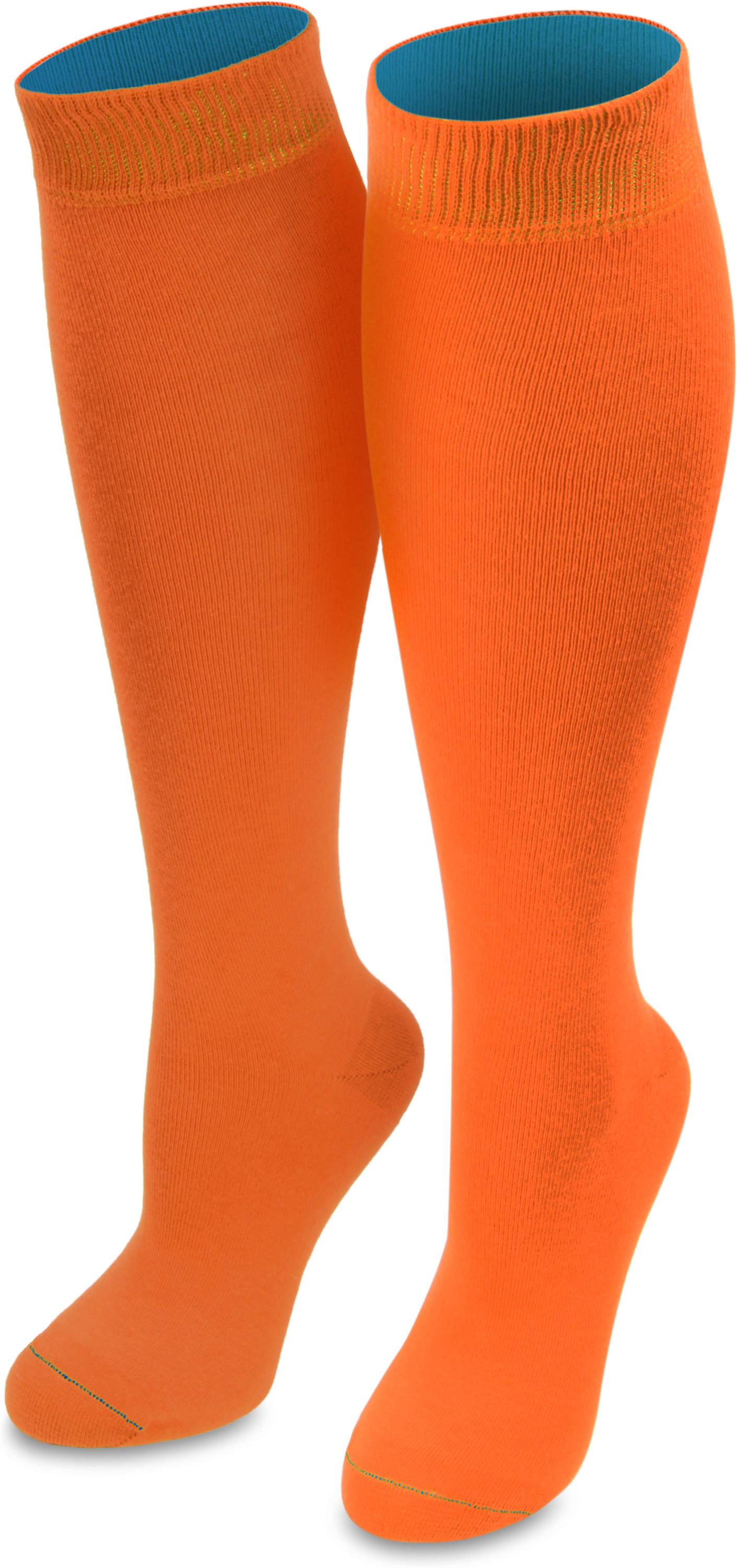 цена Носки normani 1 шт Kniestrümpfe Bi Color, оранжевый