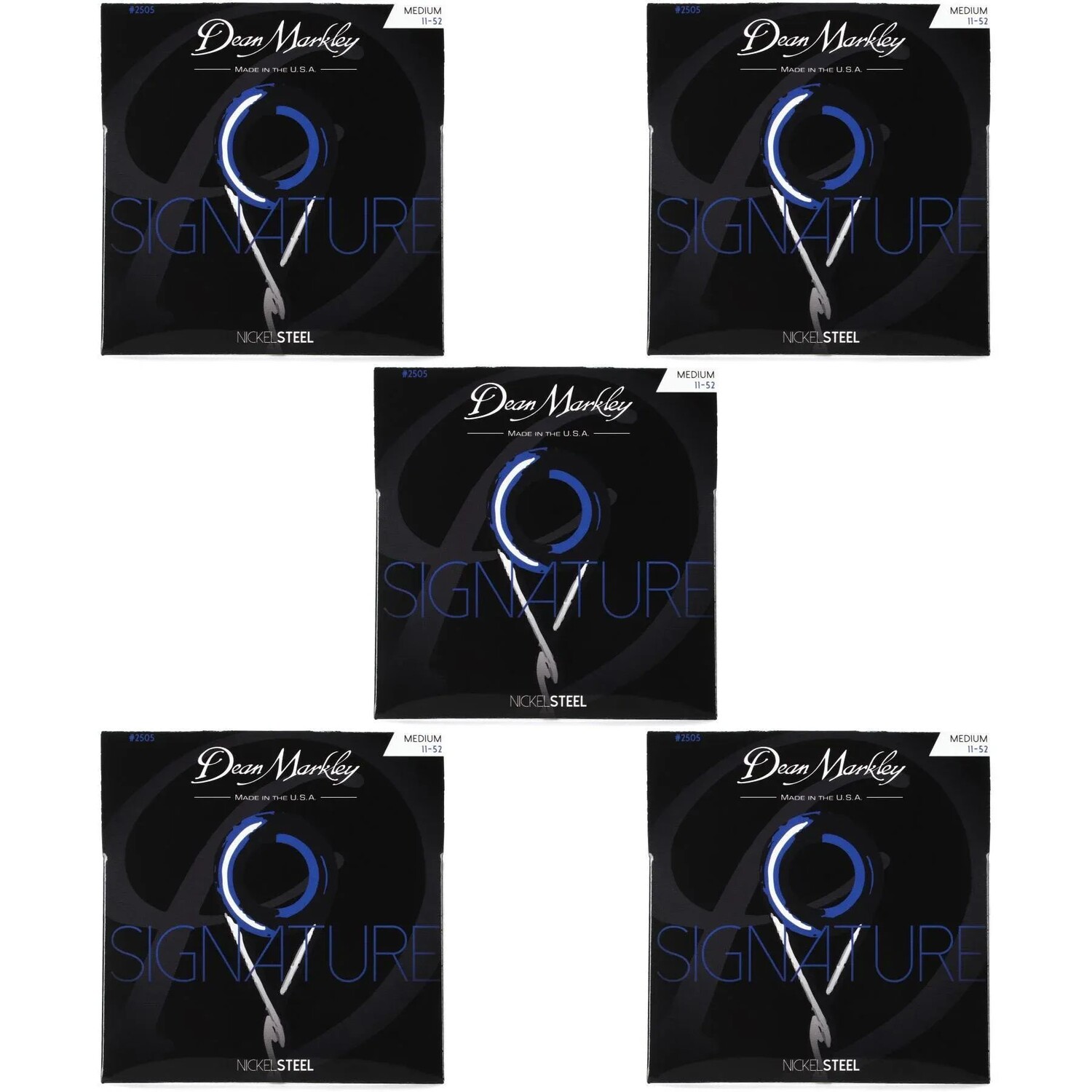 

Струны для электрогитары Dean Markley 2505 Signature Series из никелевой стали — .011-.052, средние (5 шт.)