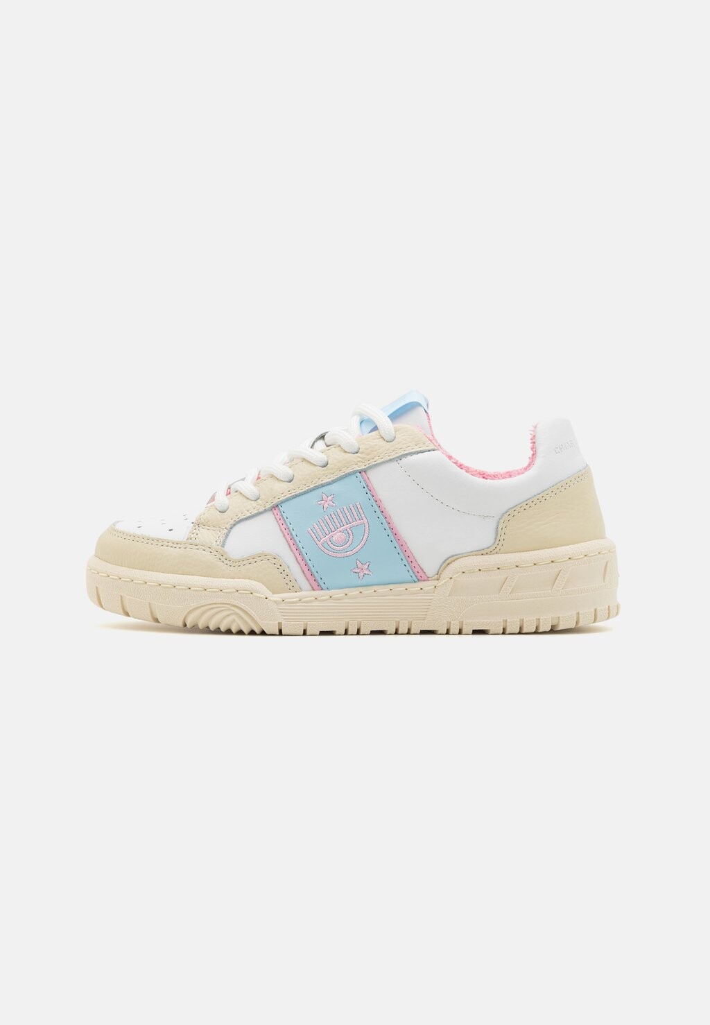 

Низкие кроссовки Maxi Lace CHIARA FERRAGNI, цвет white fog/baby blue