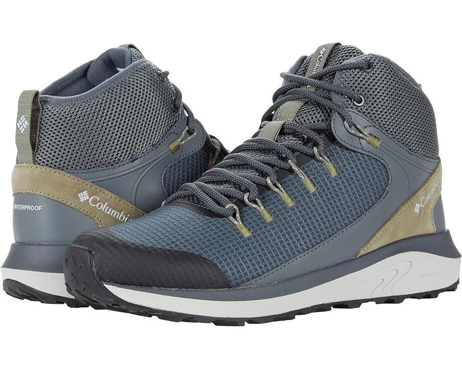 

Походные ботинки Columbia Trailstorm Mid Waterproof, цвет Graphite/Creek