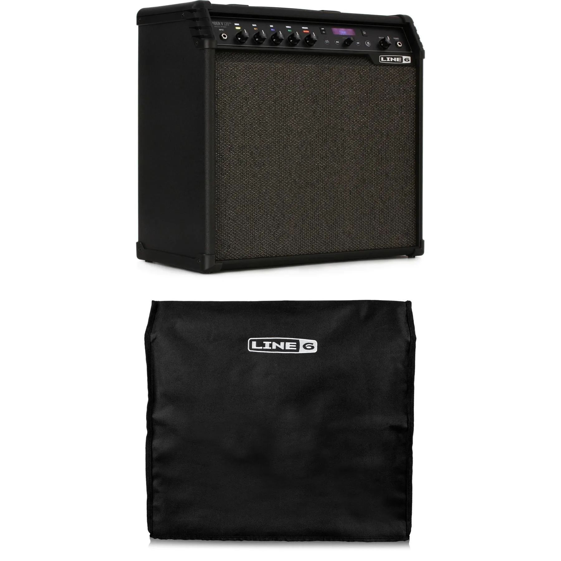 

New Line 6 Spider V 120 MkII 1x12" Моделирующий комбоусилитель мощностью 120 Вт с крышкой