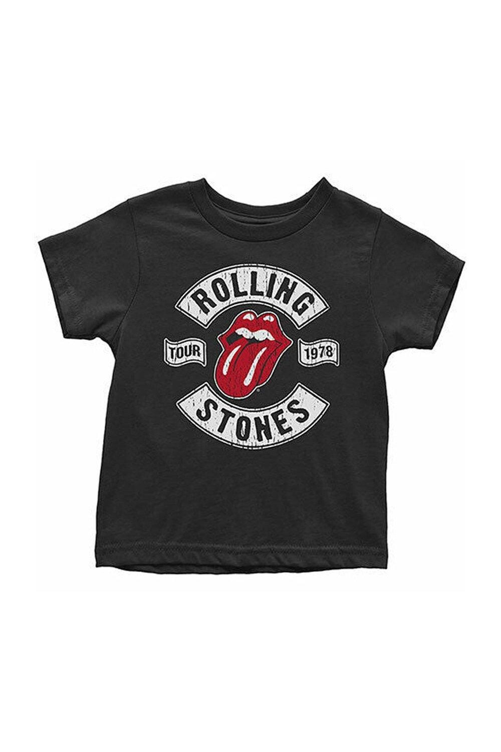 

Футболка тура по США 1978 года The Rolling Stones, черный