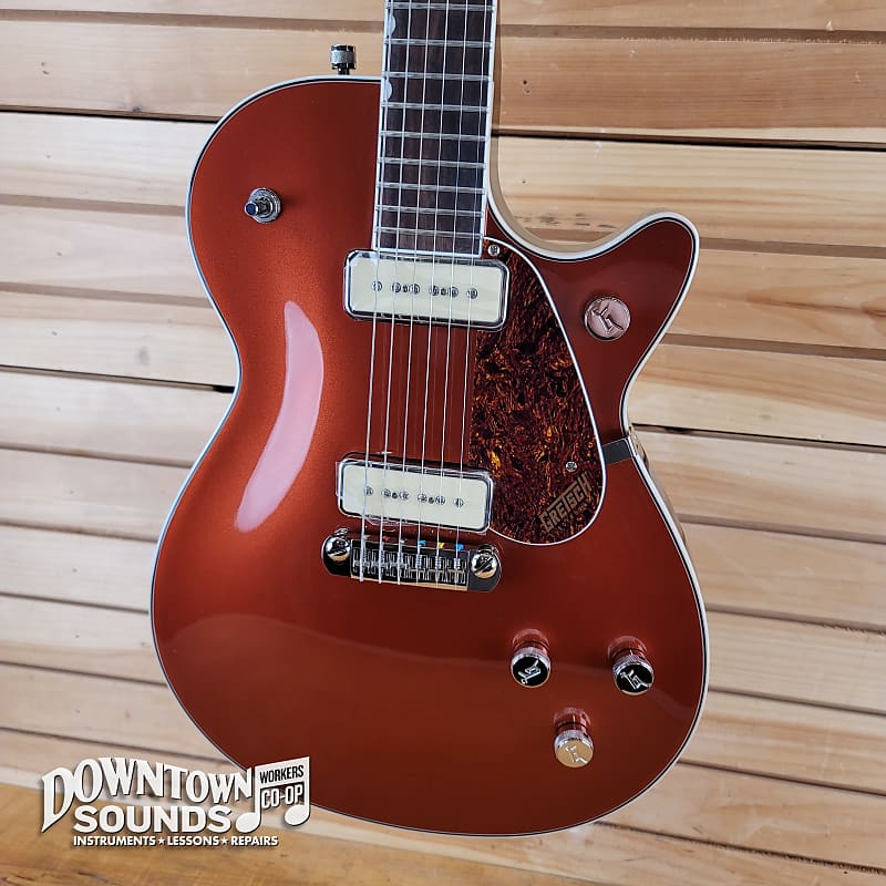 

Электрогитара Gretsch G5210-P90 Electromatic Jet Two 90 Single-Cut with Wraparound Tailpiece - Firestick Red