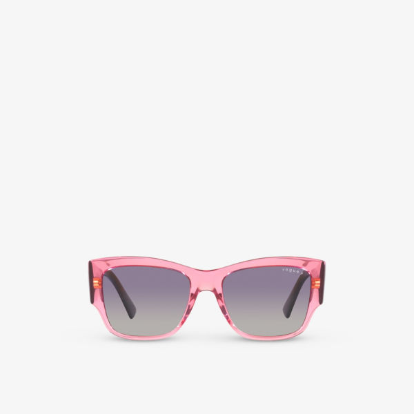 VO5462S квадратная оправа из ацетата черепахового цвета Vogue, розовый