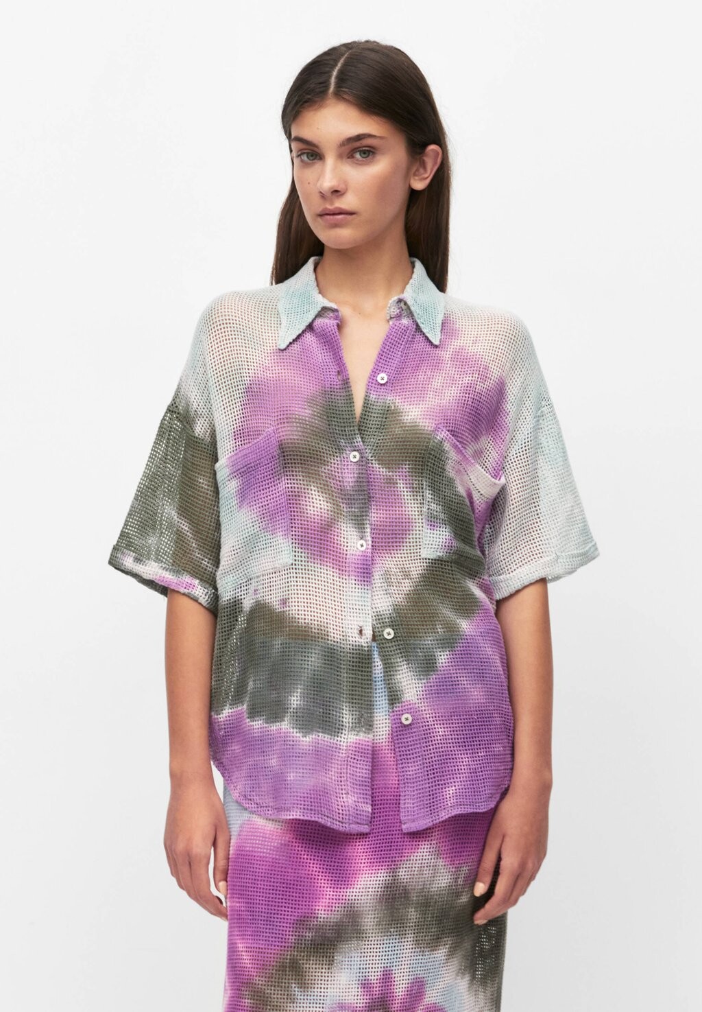 

Рубашка PULL&BEAR, синий